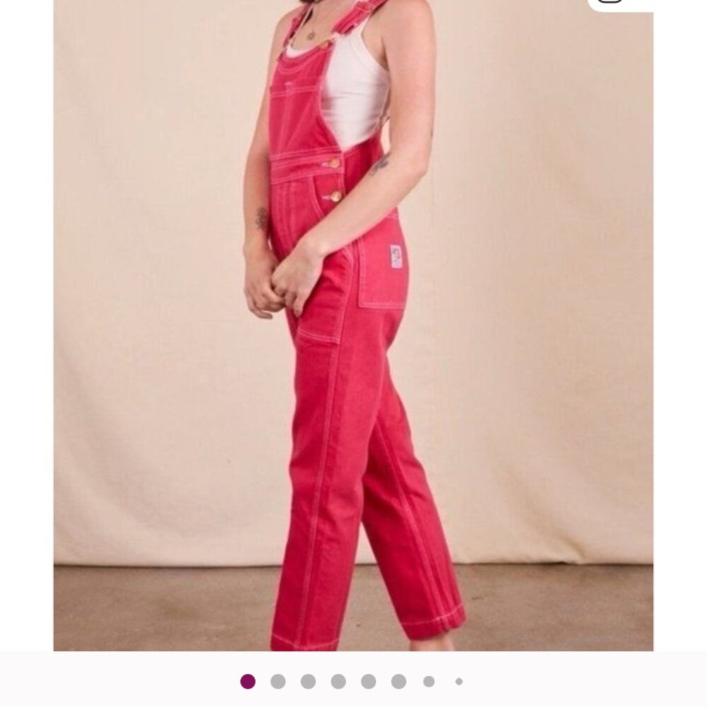Big Bud Press Pink Overalls 2x